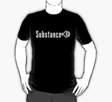 Substance Horizontal White Lettering T-Shirt